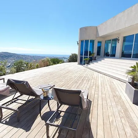Exceptional Californian Villa, Panoramic Sea View, Infinity Pool 别墅 *