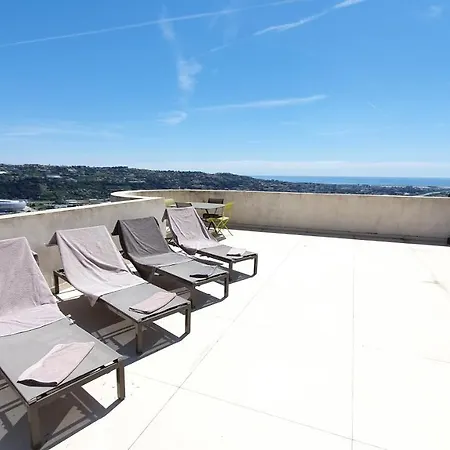 Exceptional Californian Villa, Panoramic Sea View, Infinity Pool 别墅 *